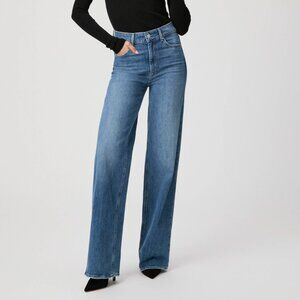 Paige Sasha High-Waisted Wide Leg Jeans (25)